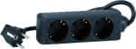 Steckdosenleiste 3-fach,H05VV-F3G1,0 1,4m IP20,Hedi