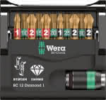 Bit-Satz Bit-Check,12 Diamond 1,Wera