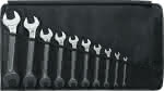 Doppelmaulschlüssel-Satz,DIN 3110 6-32mm,10-teilig in Rolltasche - Stahlwille