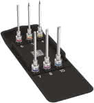 WERA Schraubendrehereins-,atz-Garnitur 1/2" Haltef-,unktion 6-kant lang 6-te-