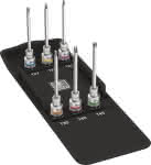 WERA Schraubendrehereins-,atz-Garnitur 1/2" Haltef-,unktion TX lang 6-teilig