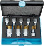 Schraubendrehereinsatz-,Satz 1/2" Innensechskant,5-17mm 9-teilig - Hazet