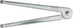 Stirnlochschlüssel,verstellbar Edelstahl,11-60mm/3mm Zapfen - AMF
