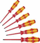 WERA Schraubendrehersatz,VDE TX T8-25 6-teilig