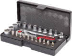 KS TOOLS,Steckschlüsseleinsatz-,Garnitur 1/4" 26-teilig