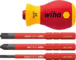 WIHA Werkzeug-Sortiment,SB 2831 0101 4-teilig VDE,Umsteckgriff ø 34mm