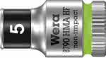 WERA,Steckschlüsseleinsatz,1/4" Haltefunktion 6-kant