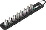 WERA Schraubendrehereins-,atz-Garnitur 1/4" Haltef-,unktion 6-kant 2-8x28mm