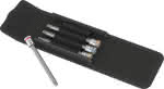 WERA Schraubendrehereins-,atz-Garnitur 1/4" Haltef-,unktion TX T25-40x100mm