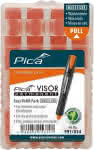 Minen-Set für,Permanentmarker VISOR,Industrial orange - Pica