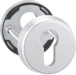 EDI Schutzrosetten-Satz,6633 rund 12mm ES0/PZ F1,elox. TS65-68