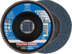Fächerschleifscheibe,X-LOCK STEELOX K40SGP,125mm - Pferd