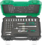 Steckschlüssel-Garnitur,1/4",36-teilig