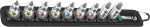 WERA Schraubendrehereins-,atz-Garnitur 3/8" Haltef-,unktion 6-kant 3-10mm 8-
