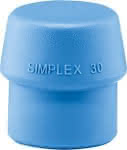 HALDER SIMPLEX-Einsatz,3201 TPE-soft ø 30mm blau