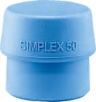 HALDER SIMPLEX-Einsatz,3201 TPE-soft ø 50mm blau