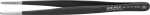 Pinzette ESD rund 145mm,3,5mm schwarz,KNIPEX