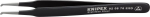 Pinzette ESD gewinkelt,120mm schwarz,KNIPEX
