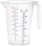 Messbecher Polypropylen 0,5l transparent Pressol