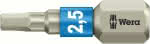 Bit rostfrei 1/4",DIN 3126 C6,3,Innensechskant 2,5x25mm - Wera
