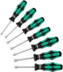 WERA Steckschlüssel-,Schraubendrehersatz HOLO,6-kant 5-13mm 7-teilig