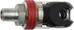 Schwenk-Sicherheits-,Kupplung NW 7,2, Stahl,,AG G1/2" - RIEGLER