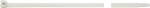 Kabelbinder Nylon natur,186x4,5mm a100Stück,mit Stahlnase SapiSelco