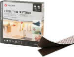 VELCRO Klettband,Extra Thin Fastener,50mm x 5m, schwarz