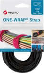 VELCRO Klettkabelbinder,ONE-WRAP Strap,20 x 330mm, schwarz, - 25 Stück