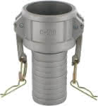 Kamlok Mutterteil Typ C,DN50, Tülle 51mm, Alu