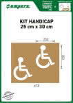 Schablonenset,Schablonen KIT,Handicap 25 cm x 30 cm