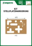 Schablonenset,Schablonen KIT,Stellplatzmarkierung