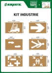 Schablonenset,Schablonen KIT Industrie
