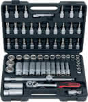KS TOOLS,Steckschlüssel-Garnitur,3/8" 911.0661 61-teilig
