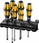 WERA Schraubmeißelsatz,932 S/6 6-teilig inkl.,Rack