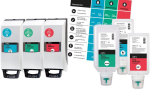 Raths Starter Set,Hautsch.-reinigung-pflege,mit 3 Spendern - und Standrad-Hautschutzpl