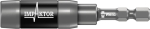 Bithalter Impaktor,1/4" für 1/4" Bits,Sprengring + Magnet 75mm - Ringmagnet Wera