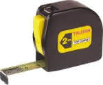 Taschenbandmaß TOP CONVE,2mx13mm gelb Tajima