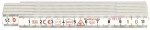 Gliedermaßstab Kunststoff,1mx13mm weiß,Hultafors