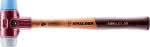 HALDER SIMPLEX-Schonhamm-,er 3013 TPE-soft/TPE-mid,Tempergussgehäuse Holzst-