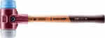 HALDER SIMPLEX-Schonhamm-,er 3013 TPE-soft/TPE-mid,Tempergussgehäuse Holzst-