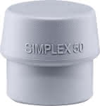 HALDER SIMPLEX-Einsatz,3203 TPE-mid ø 50mm grau