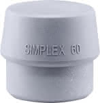 HALDER SIMPLEX-Einsatz,3203 TPE-mid ø 60mm grau