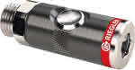 Sicherheitskupplung mit,Druckknopf drehbar,,NW 7,4mm AG G1/2" - RIEGLER