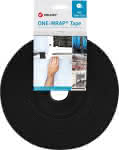 VELCRO Klettkabelbinder,ONE-WRAP Tape,20mm x 25m, schwarz