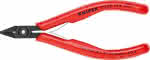 KNIPEX Elektronik-,Seitenschneider 7502125,brüniert tauchisoliert