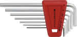 Winkelschraubendreher-,Satz im Kunststoffhalter,7-teilig 0,89-4mm - PB Swiss Tools
