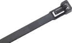 Kabelbinder Nylon schwarz,280x7,5mm a100Stück,lösbar SapiSelco