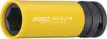 Kraft-,Steckschlüsseleinsatz mit,Kunststoff-Hülse 1/2" - 19x85mm Hazet