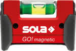 Magnet-Mini-Wasserwaage,Go Magnet Clip 7,5cm Sola